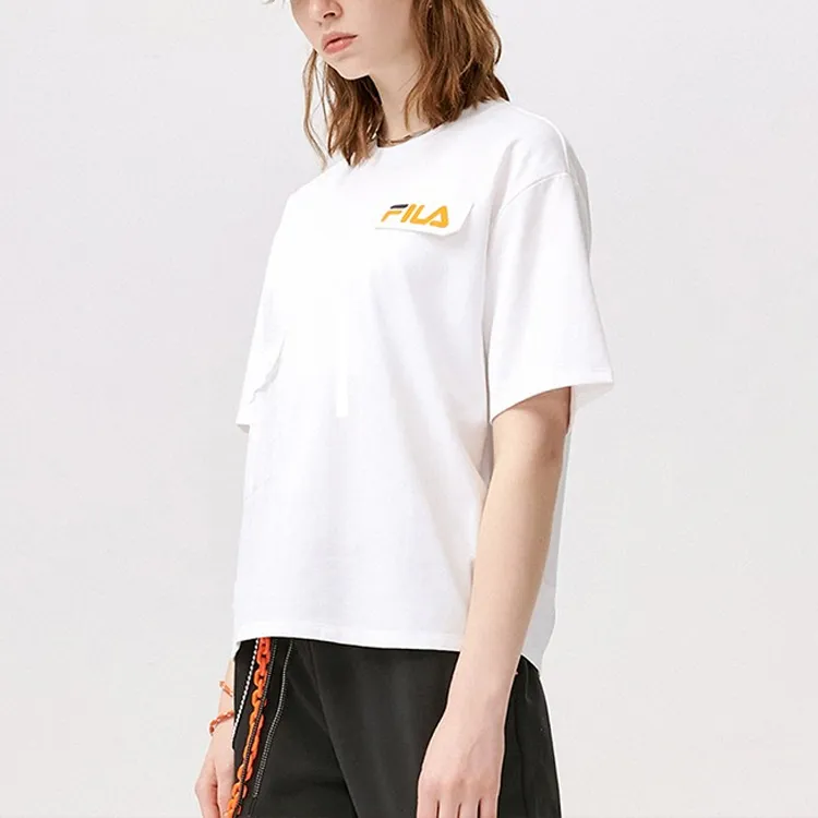 FILA FUSION Crop Tops Women's White-5