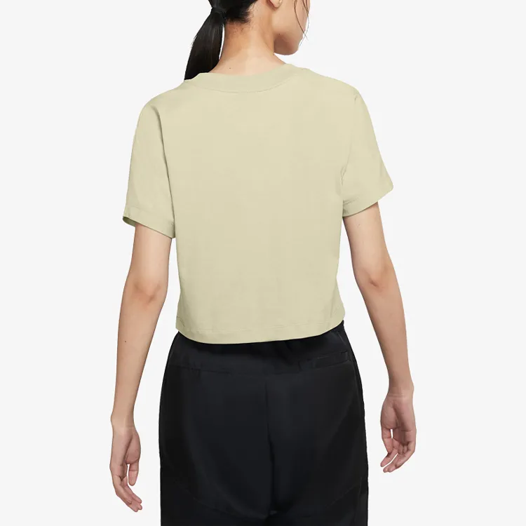 Nike T Shirt Women's Beige Yellow-3