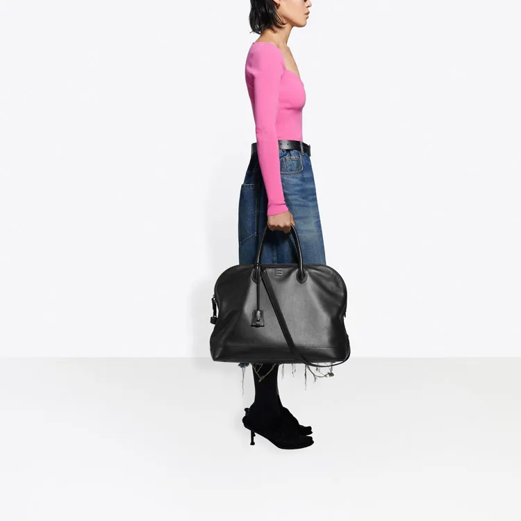 Balenciaga Sweetheart Neckline Knit Top-4
