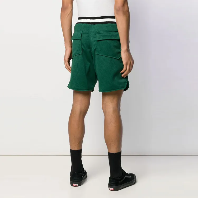 RHUDE Casual Shorts Men Green-3