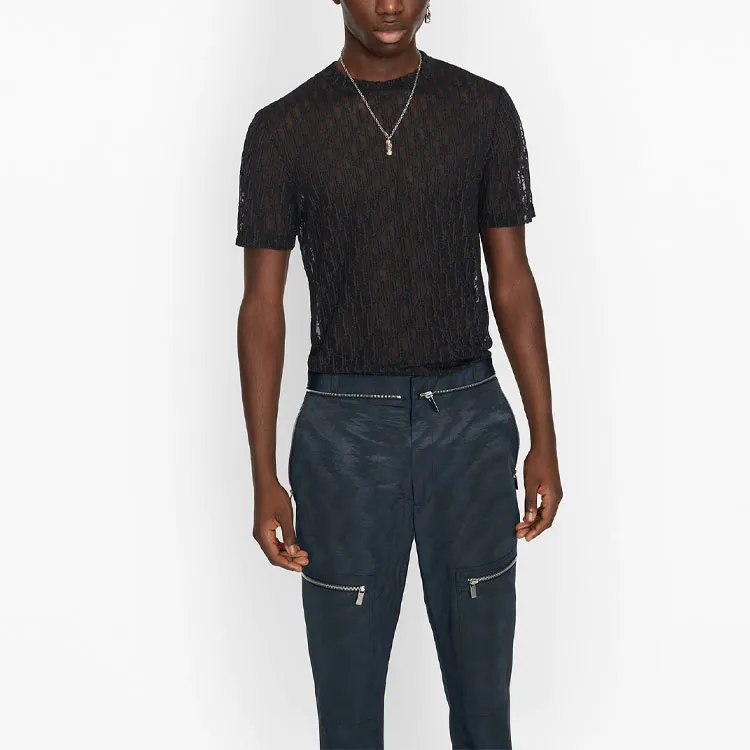 DIOR Quarterly New Products T Shirt Men's Dark Blue-2