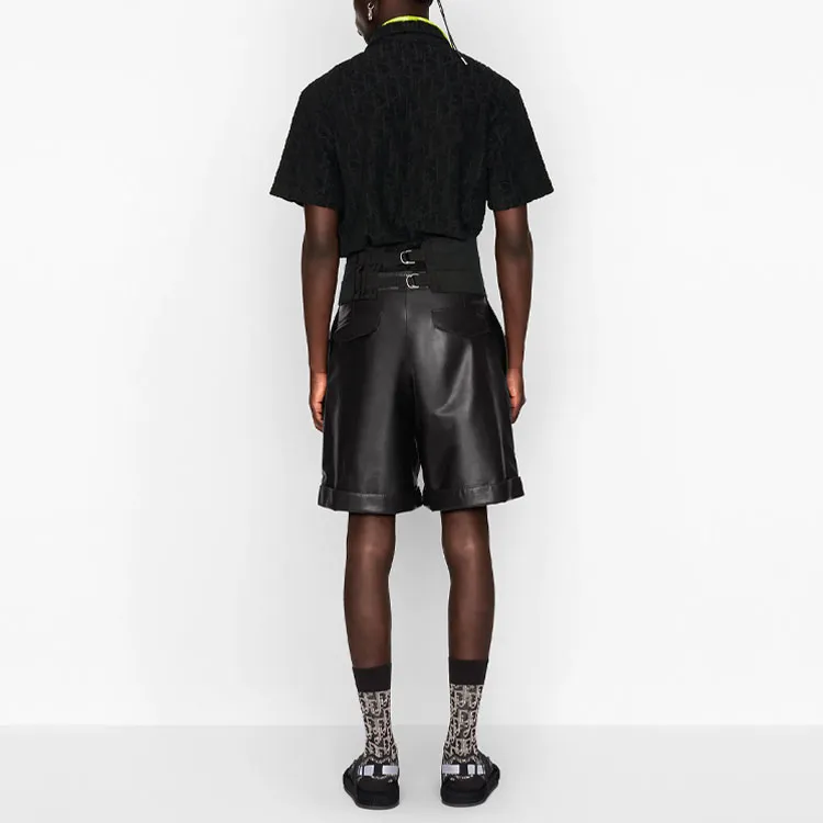 DIOR Quarterly New Products Casual Shorts Men Black-3