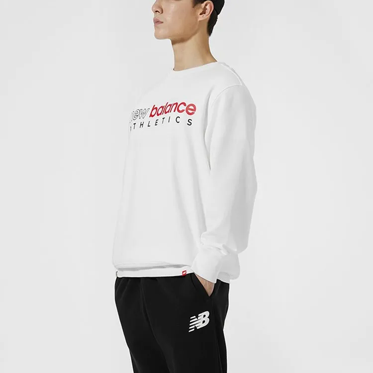 New Balance Essentials Icon Sweatshirts Men White-4