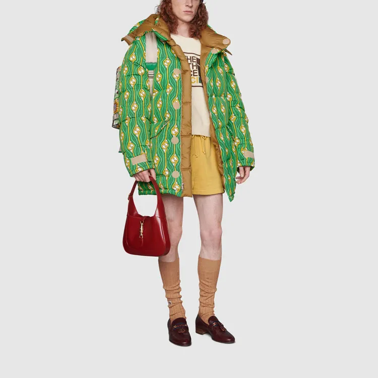 GUCCI X The North Face Web Print Cotton Shorts-11