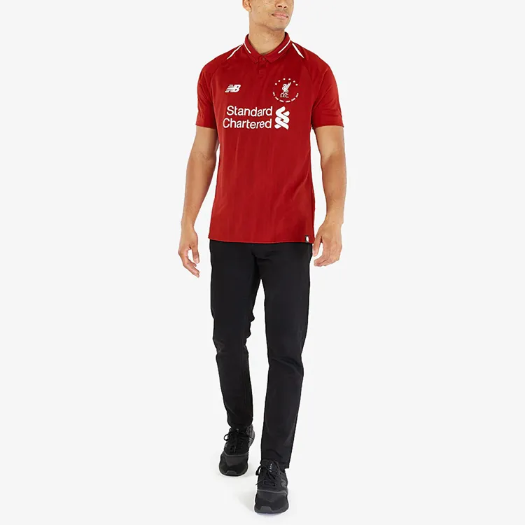 New Balance Polo Shirt Men's Red-2