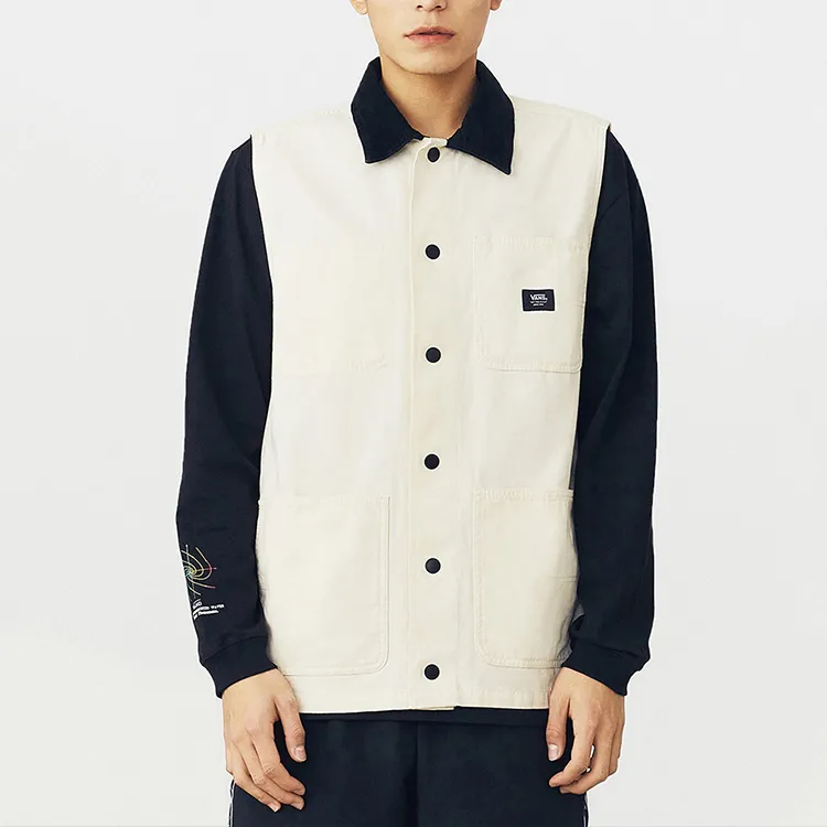 Vans Vests Unisex Ecru-4