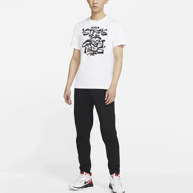 Nike T Shirts Men White-2