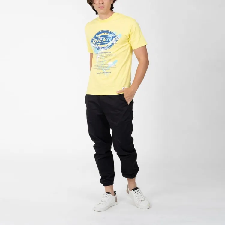 Dickies Straight T Shirt Men's Light Lemon-5