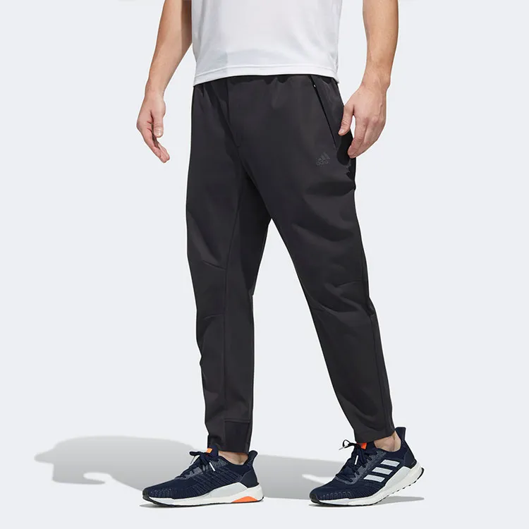 Adidas Knitted Sweatpants Men Black-4