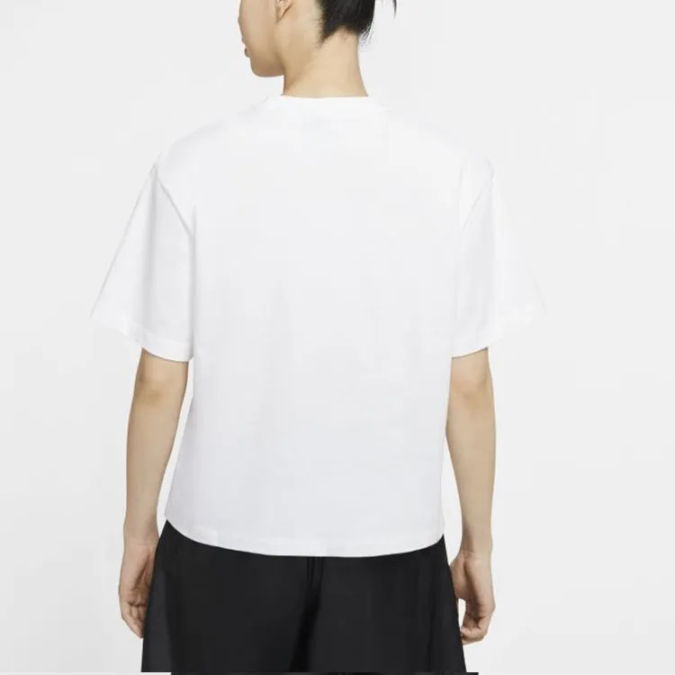 Nike T Shirts Women's White-3