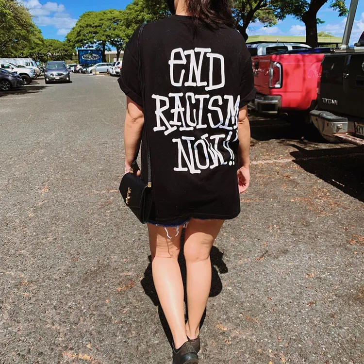 Stussy Stand Firm End Racism Now Tee-5