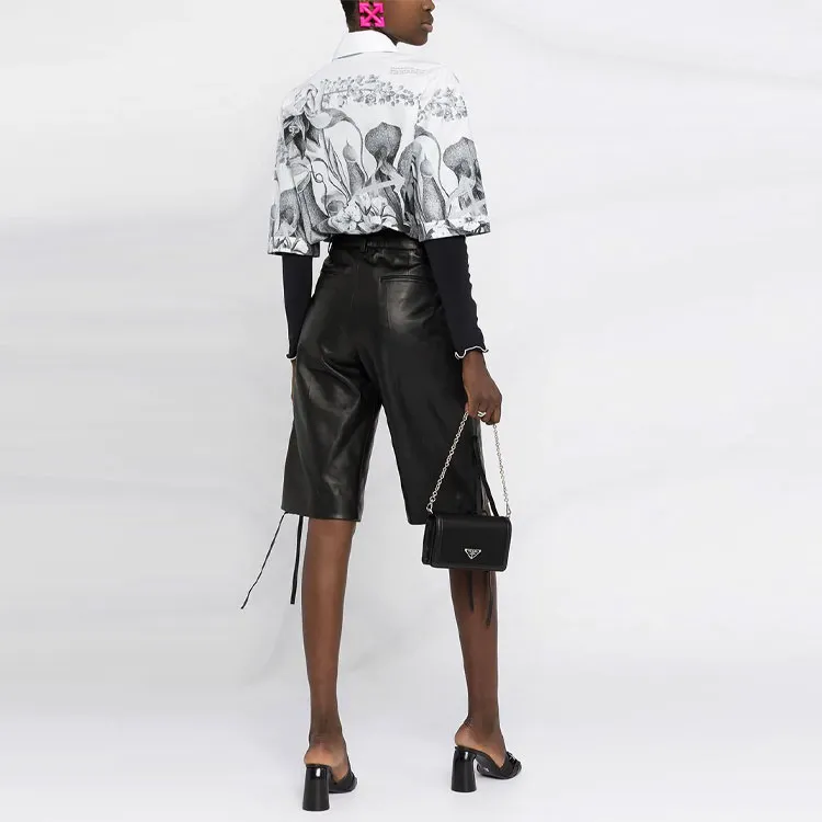 OFF-WHITE SS21 Casual Shorts Women's Black-2