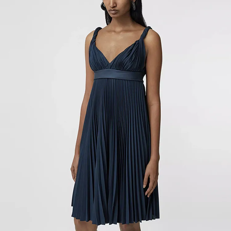 Burberry Empire line Pleated Dress-2
