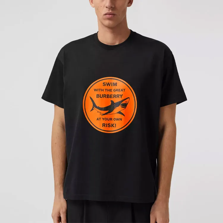 Burberry Shark Graphic Oversized T Shirt-3