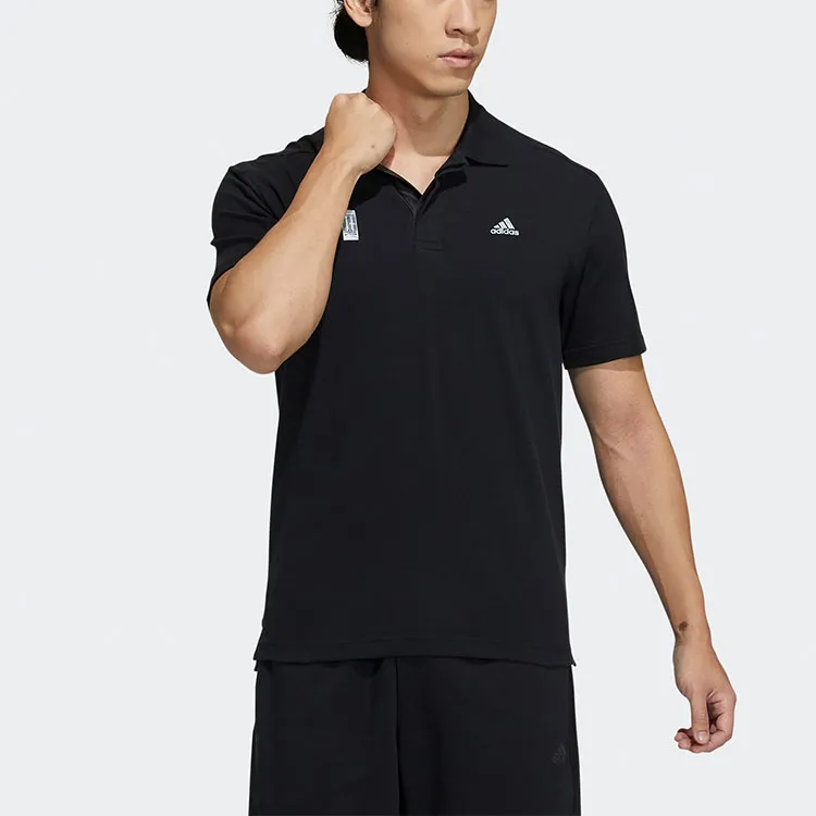 Adidas Polo Shirts Men Black-2