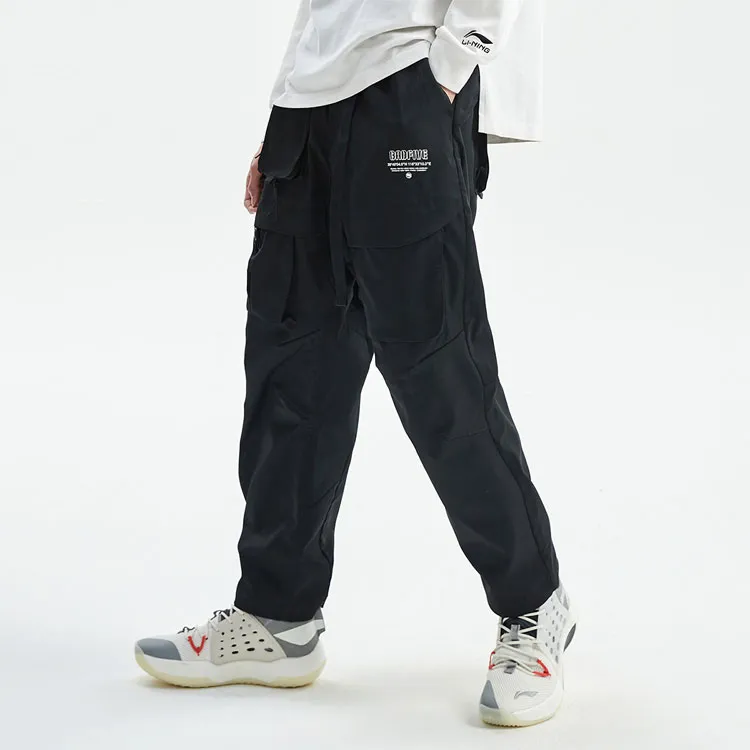 LiNing Badfive Cargo Pants · Men's Black-4
