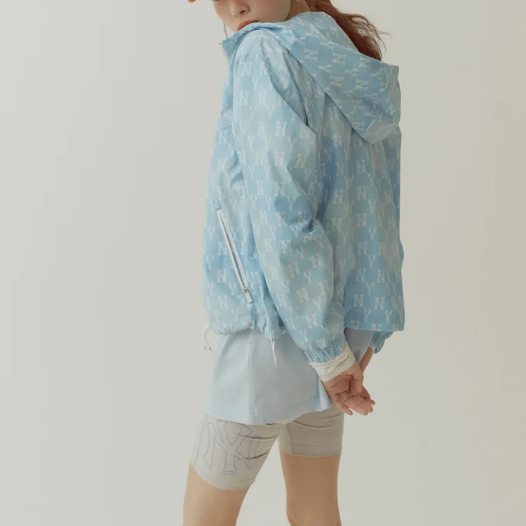 MLB Old Flower Jackets Women's Blue-5