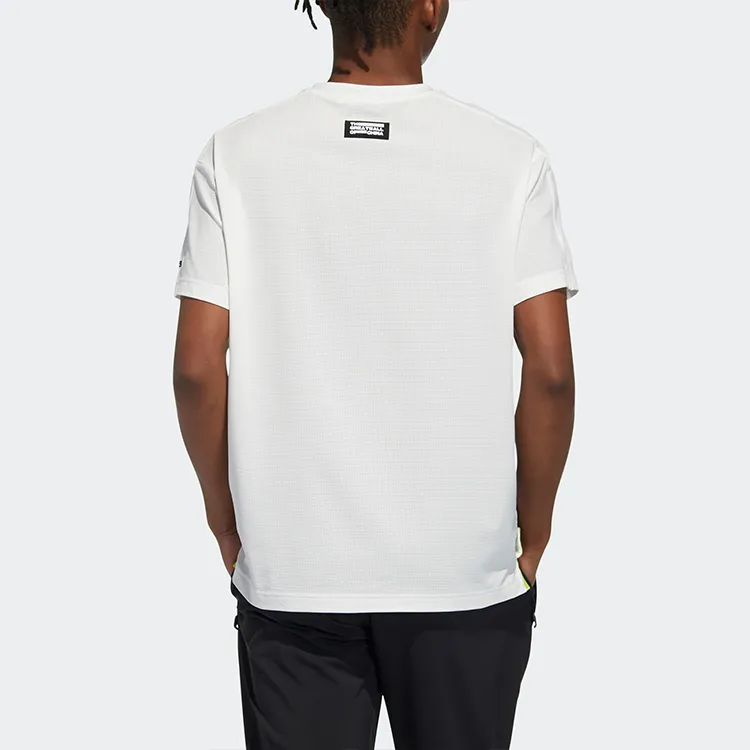 Adidas T Shirt Unisex Bright White-4