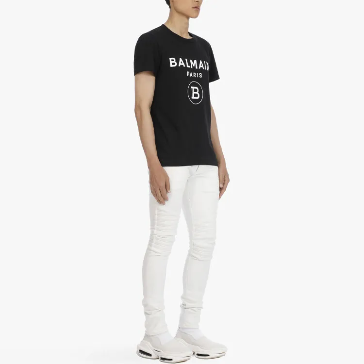 BALMAIN Silver Foil T Shirt-6