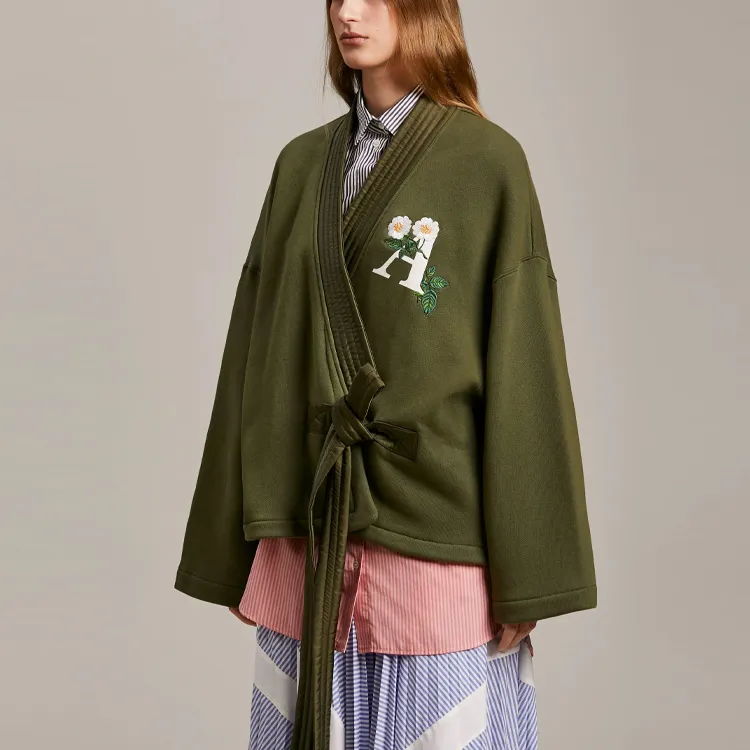 PALM ANGELS Daisy Cotton Kimono-3