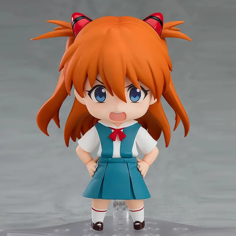 GSC Asuka Langley Soryu Eva Neon Genesis Evangelion Shiro Langley Nendoroid Chibi Figures 10cm-1