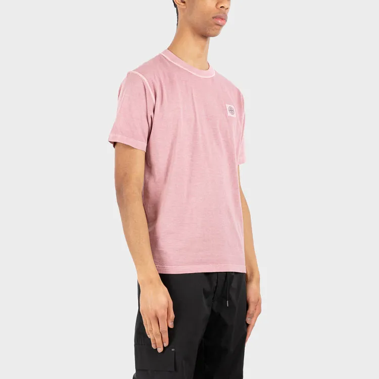 STONE ISLAND T Shirts Men Pink-3