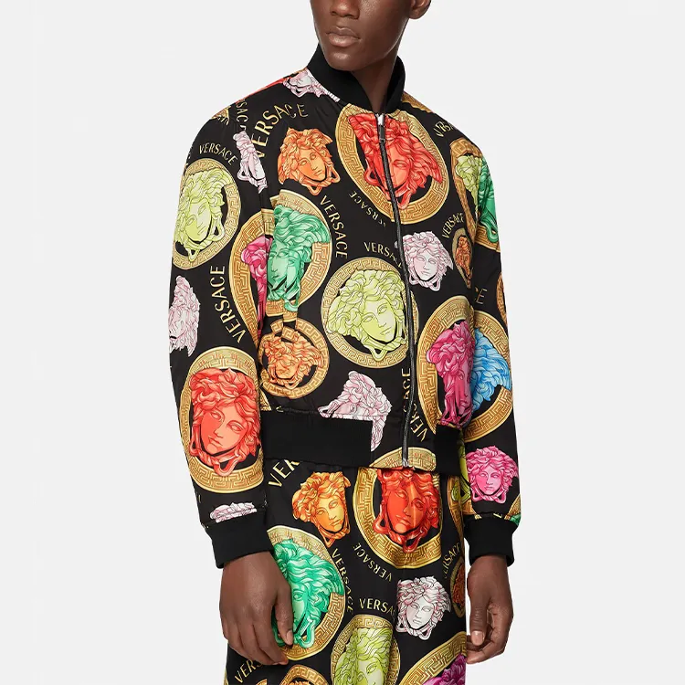 VERSACE Jackets Men Black-1