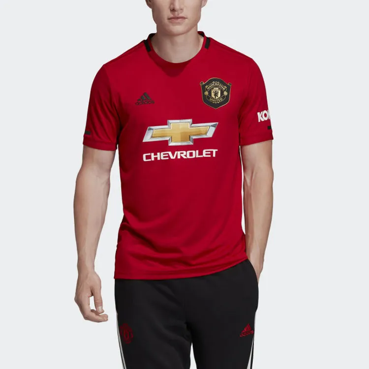 Adidas MANCHESTER UNITED THEATRE OF DREAMS Soccer Jersey Fan Edition Men's Red-2