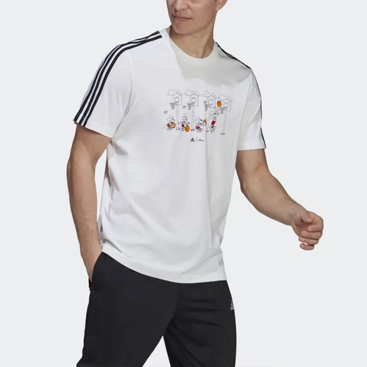Disney X Adidas T Shirts Men White-3