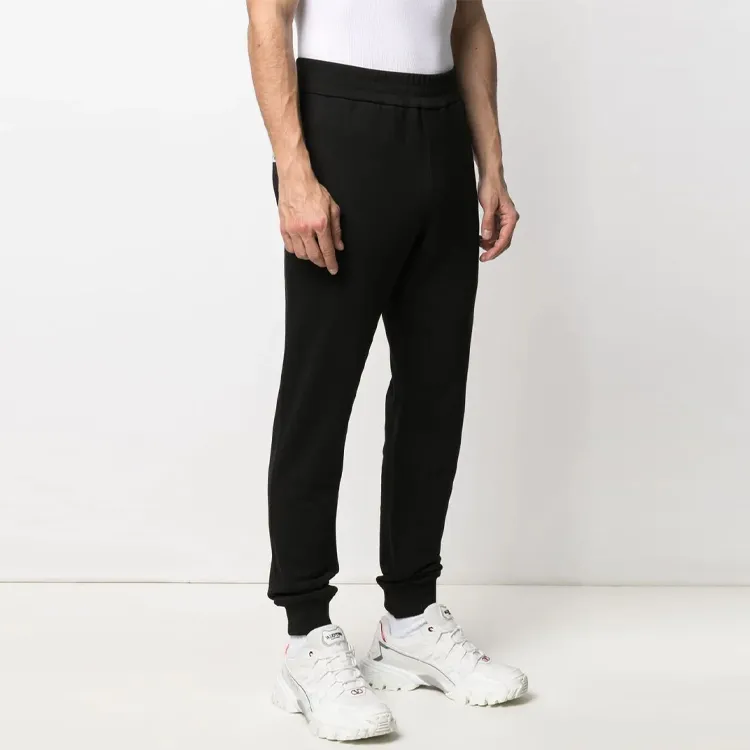 VERSACE Knitted Sweatpants Men Black-3