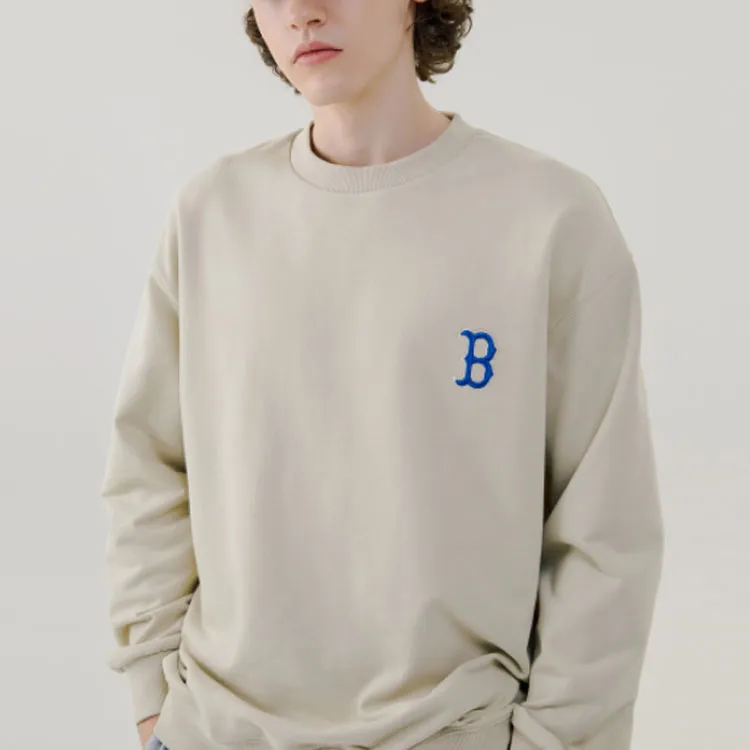 Disney X MLB Sweatshirts Unisex Beige-4