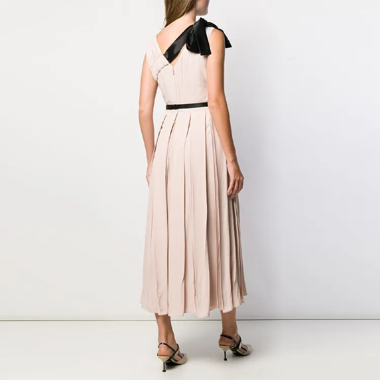 PRADA SS20 Sleeveless Dress Women's Pink-3