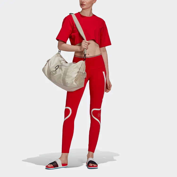 Adidas ASMC Crop Tops Women's Red-4