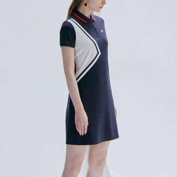 FILA Short Sleeved Dress Women's Legend Blue-4