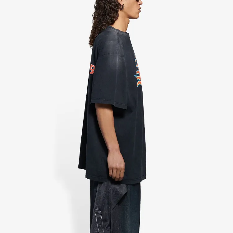 Balenciaga Flames T Shirt-5
