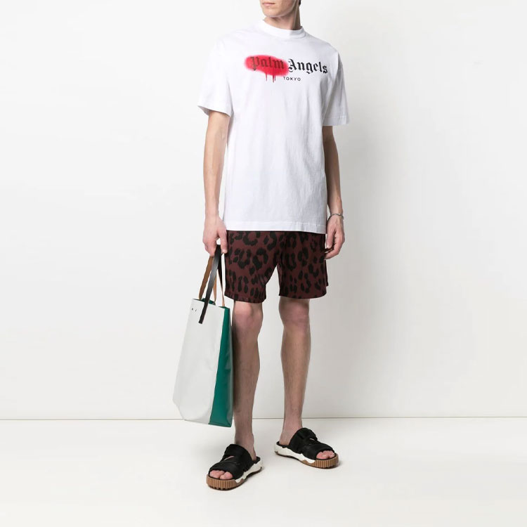 PALM ANGELS Tokyo Sprayed Logo T-shirt - POIZON