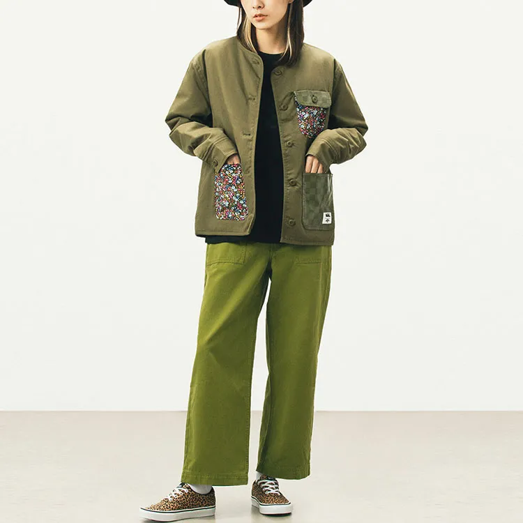 Vans Liberty Fabrics Collaboration Jackets Women's Green-2