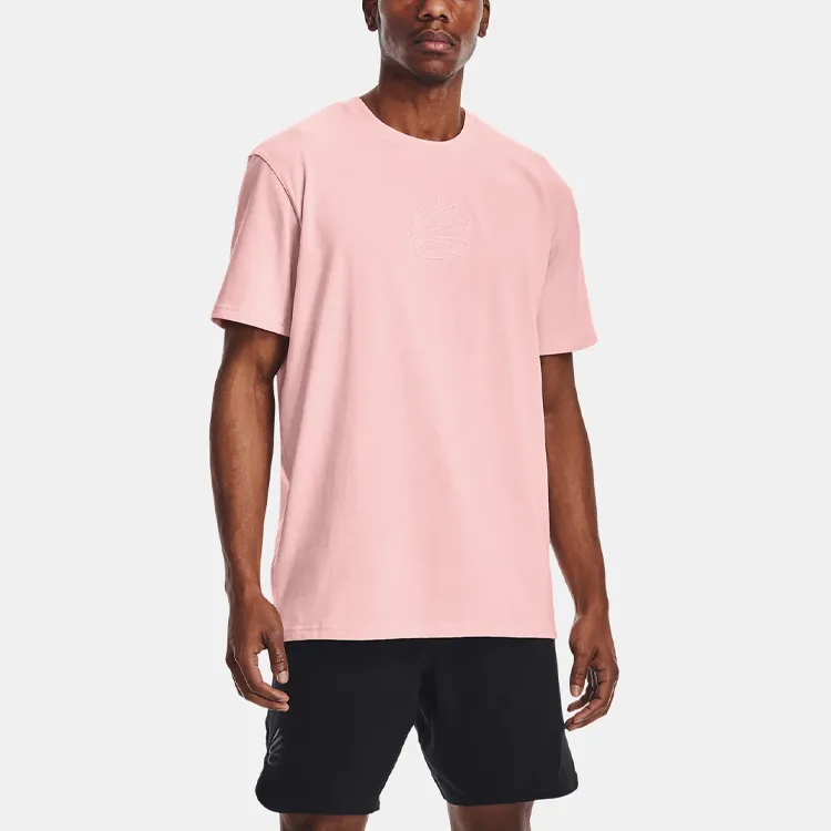Under Armour T Shirt Men's Pink-3