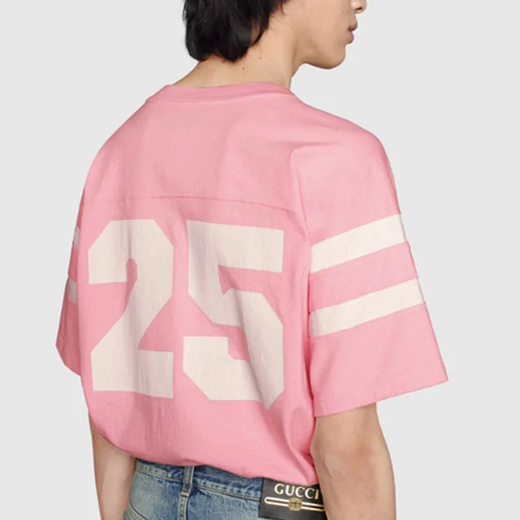GUCCI X Adidas 25 T shirt Pink-5