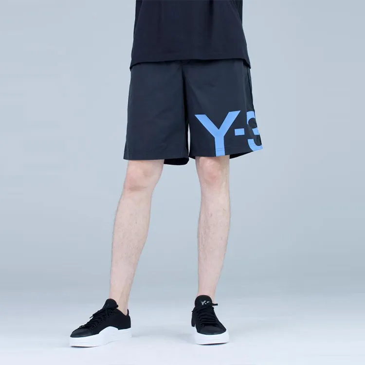 Y 3 Casual Shorts Men Black-3