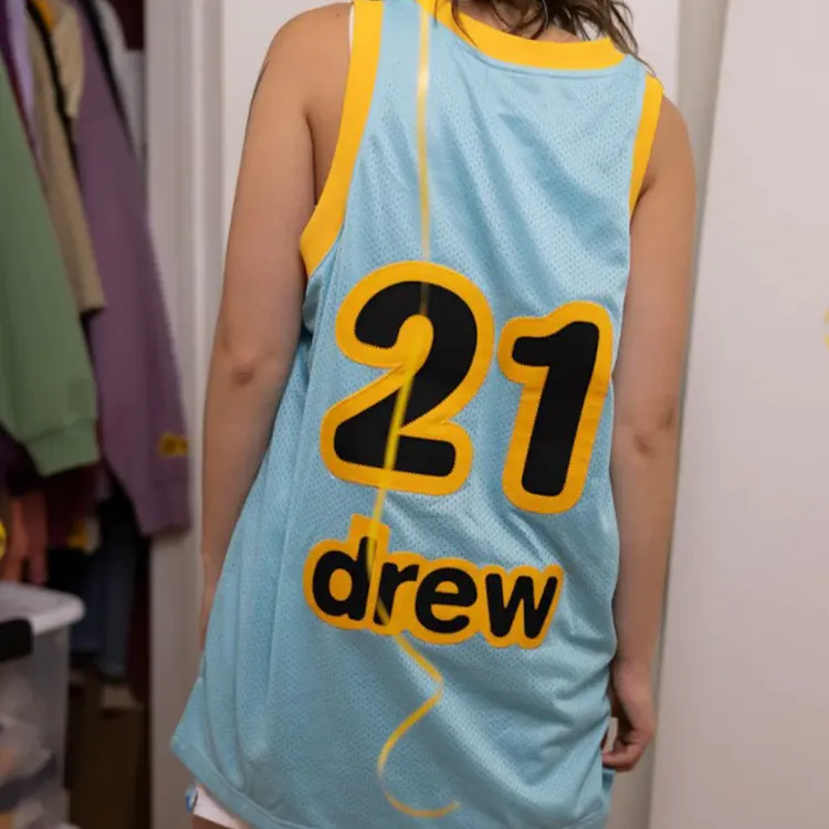 Drew House Mesh Joy Basketball Jersey-3