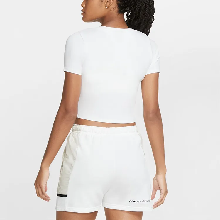 Nike Sportswear Essentials Series Crop Tops Women's White-4