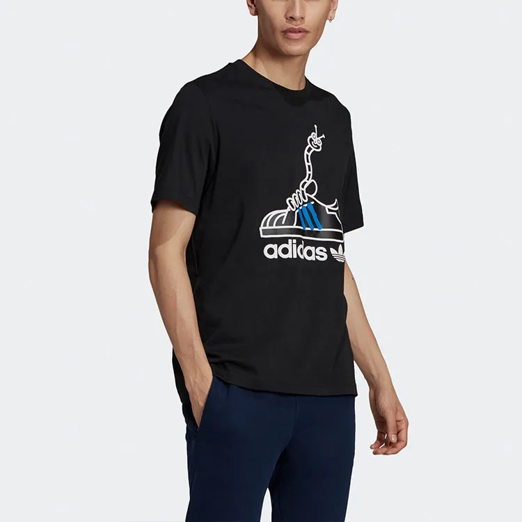 Adidas Originals T Shirt Men's Black-5