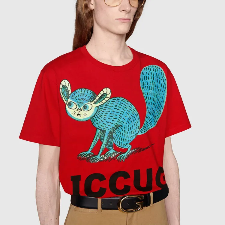 GUCCI T Shirts Men Red-4