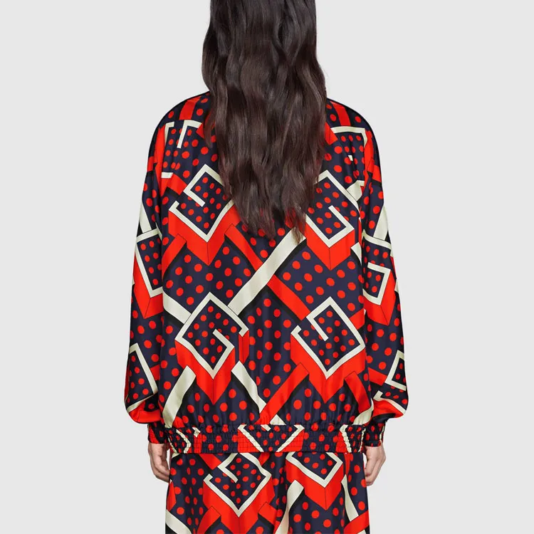 GUCCI G Dot Labyrinth Print Jacket-2