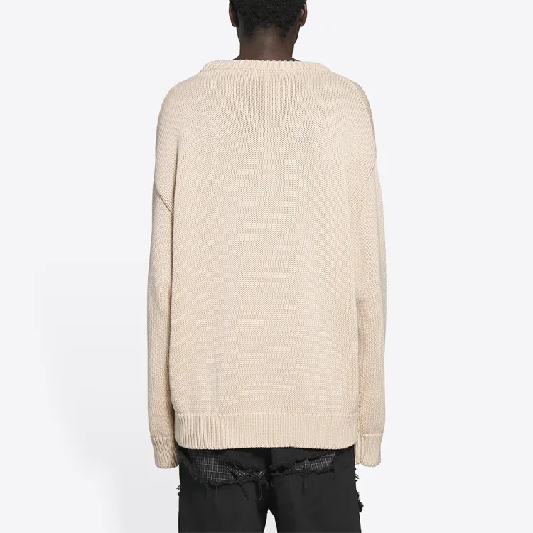 Balenciaga Bb Laurel Crown Logo Crewneck Knitted Sweater-3