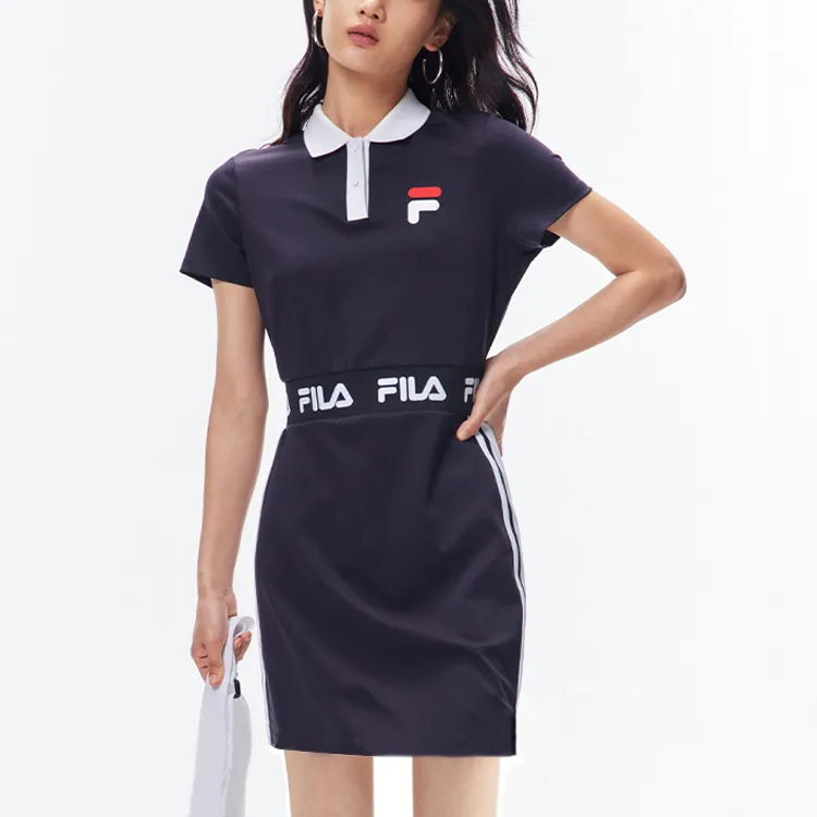 FILA Short Sleeved Dress Women's Legend Blue-2