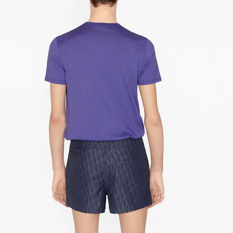 DIOR Quarterly New Products T-Shirts Men Purple-3