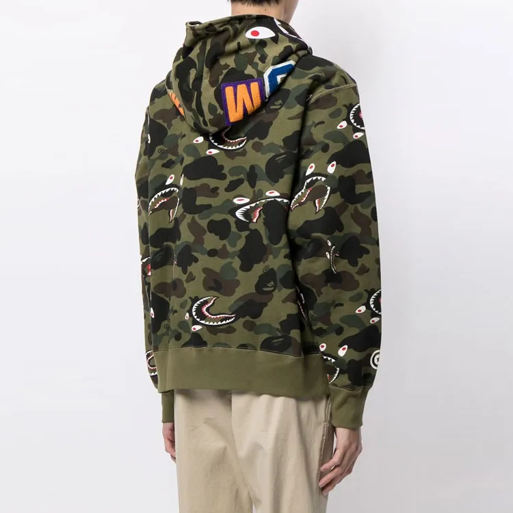 Bape Shark 1St Camo Shark Full Zip Hoodie SS23-4