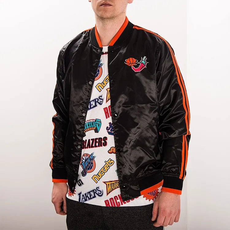 Mitchell Ness Jackets Men Black-4
